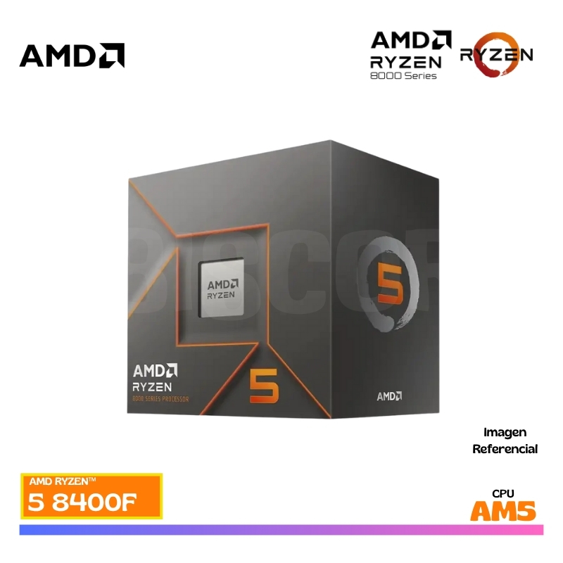 PROCESADOR AMD RYZEN 5 8400F, Cache 16 MB, Hasta 4.7 Ghz, AM5 - Imagen 2