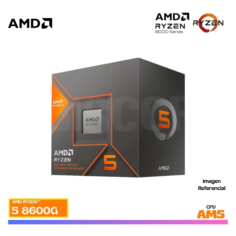 PROCESADOR AMD RYZEN 5 8600G, AM5 - Imagen 2