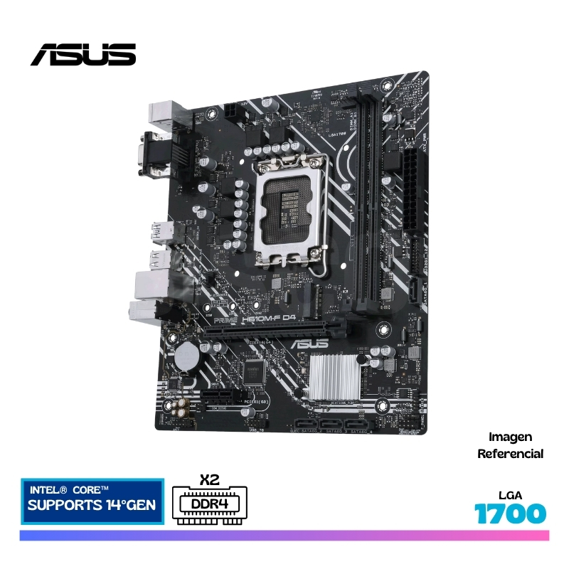 MAINBOARD ASUS PRIME H610M-F D4 R2.0, LGA 1700 - Imagen 4