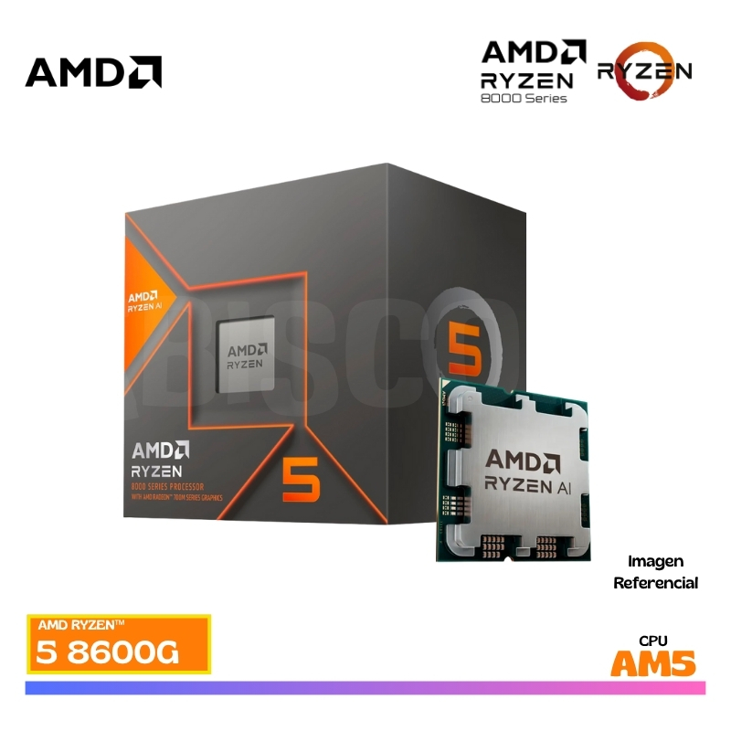PROCESADOR AMD RYZEN 5 8600G, AM5