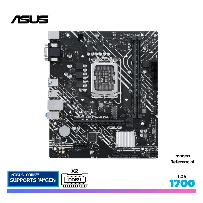 MAINBOARD ASUS PRIME H610M-F D4 R2.0, LGA 1700 - Imagen 2