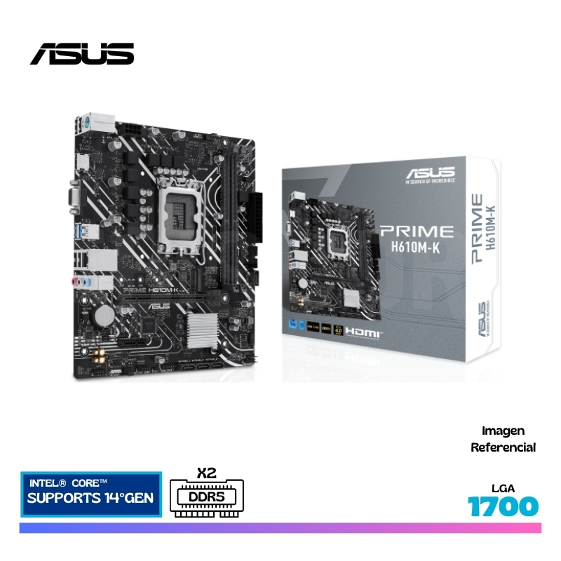 MAINBOARD ASUS PRIME H610M-K, DDR5, LGA 1700