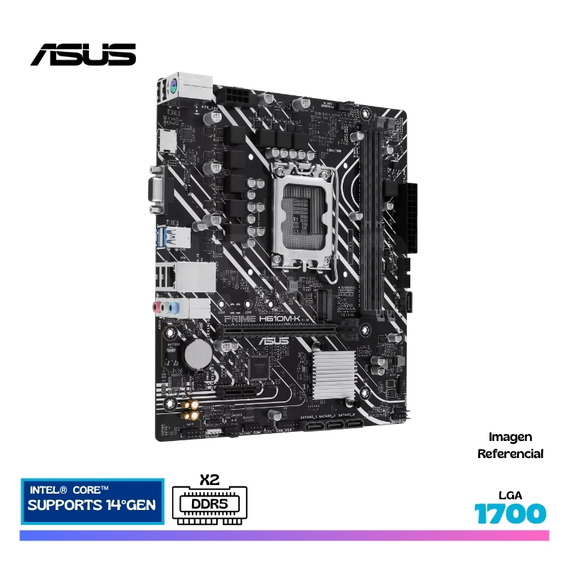 MAINBOARD ASUS PRIME H610M-K, DDR5, LGA 1700 - Imagen 4