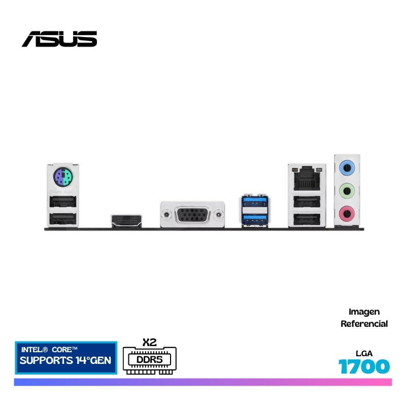 MAINBOARD ASUS PRIME H610M-K, DDR5, LGA 1700 - Imagen 3