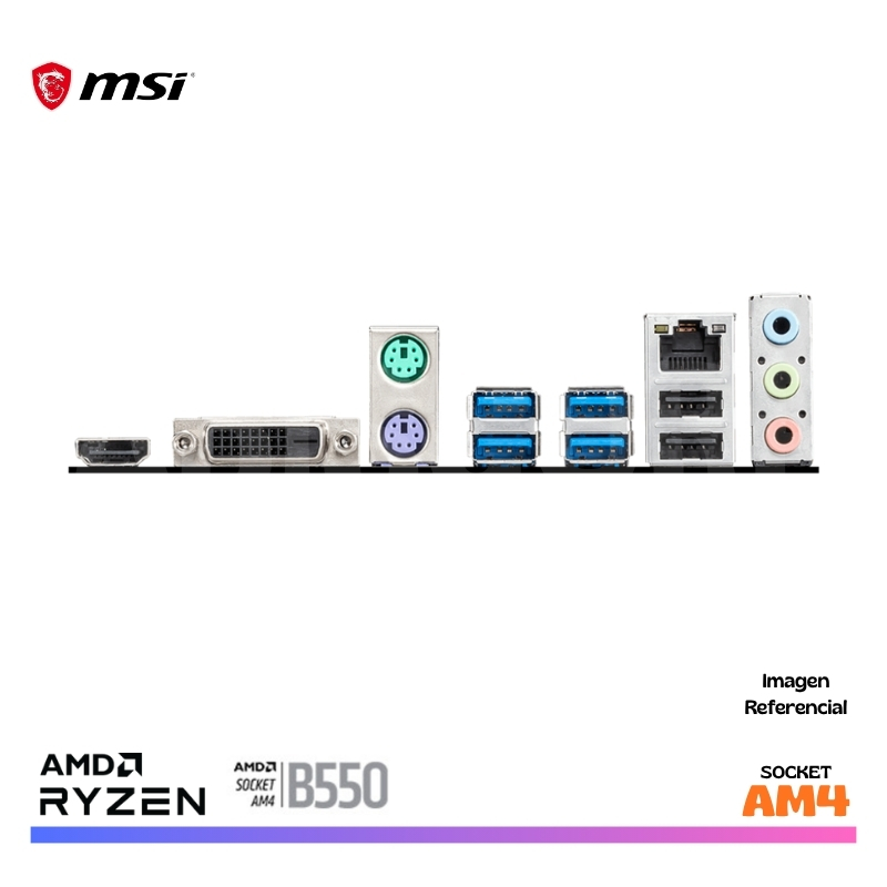 MAINBOARD MSI B550M-A PRO, AM4, AMD - Imagen 4