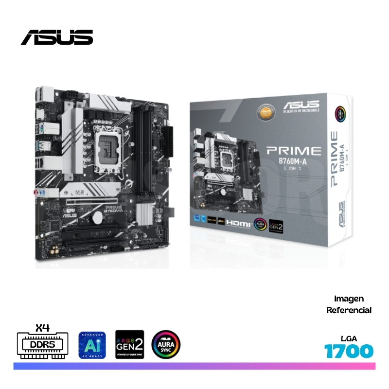 MAINBOARD ASUS PRIME B760M-A-CSM, DDR5, LGA 1700