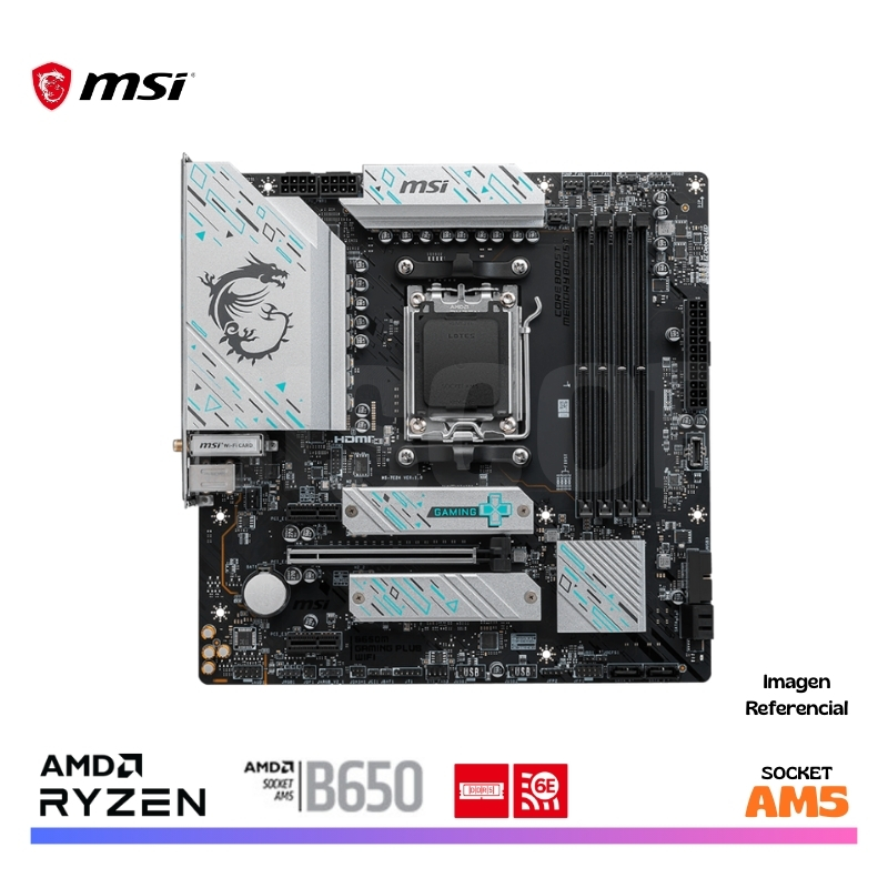 MAINBOARD MSI B650M GAMING WIFI, DDR5, AM5, AMD - Imagen 2